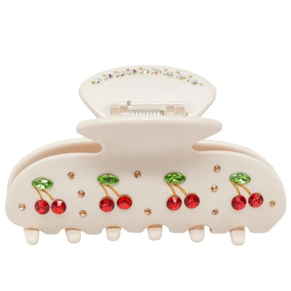 White Cherry Hair clip